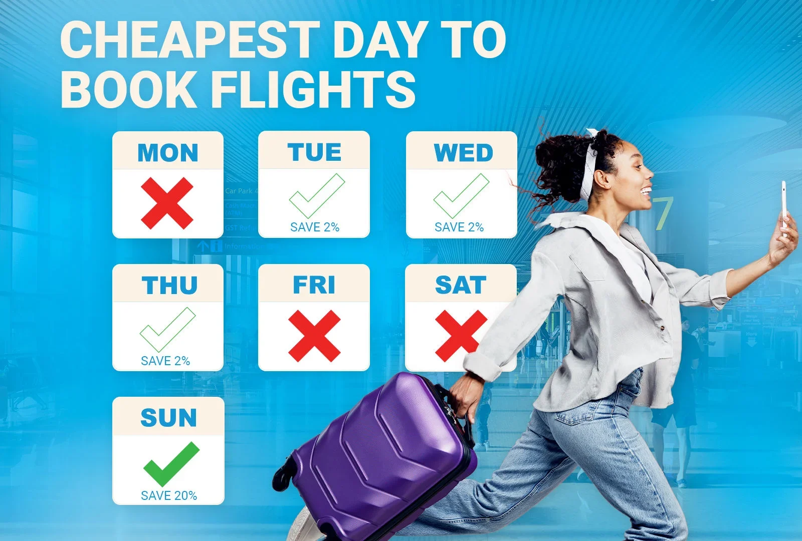 cheapest day to book flights