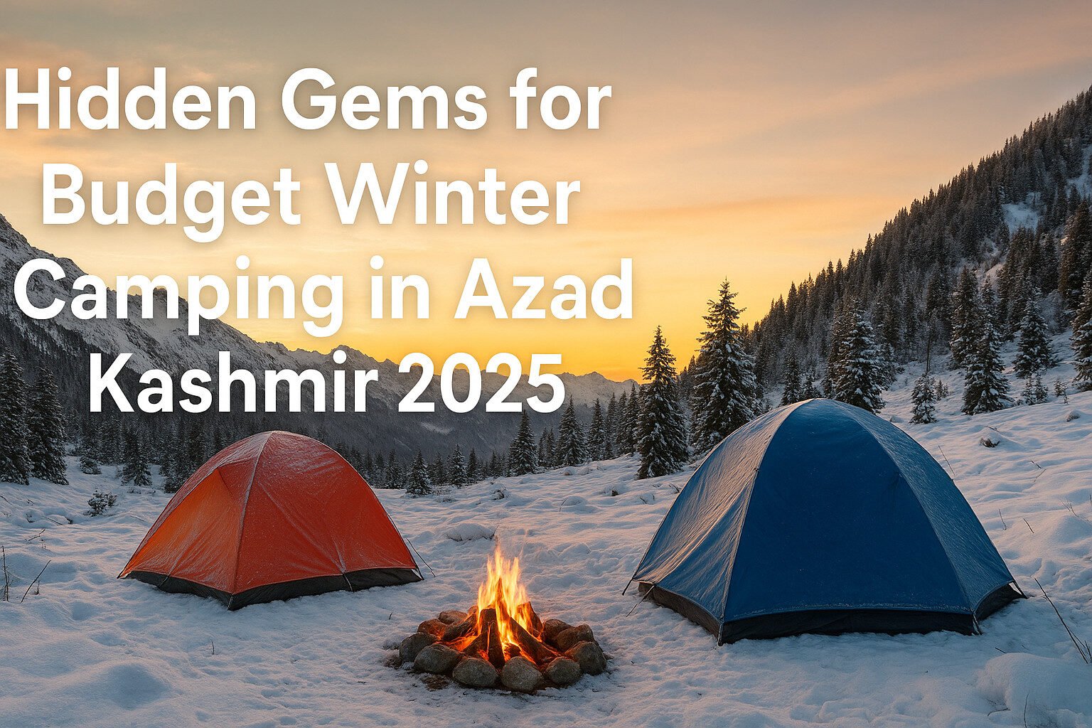Hidden Gems for Budget Winter Camping in Azad Kashmir 2025