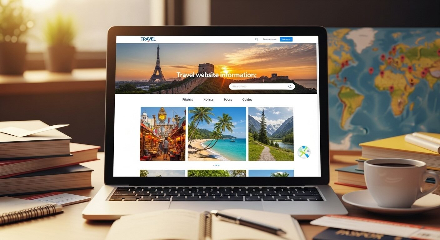 Travel website information