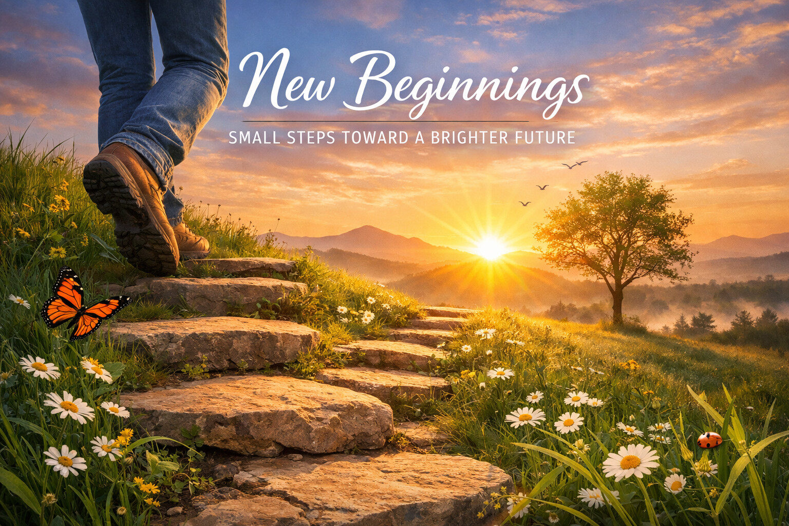 New Beginnings Small Steps Toward a Brighter Future