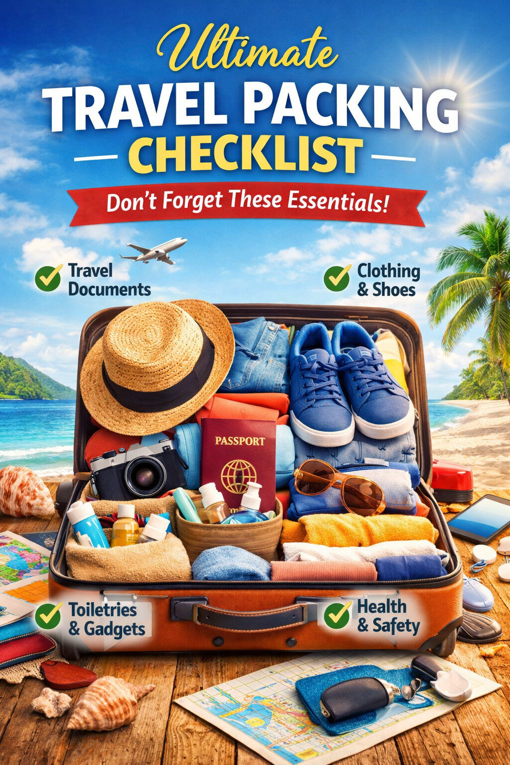 Travel packing checklist