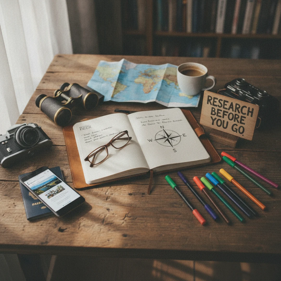 Research Before You Go Best travel planning tips for beginners