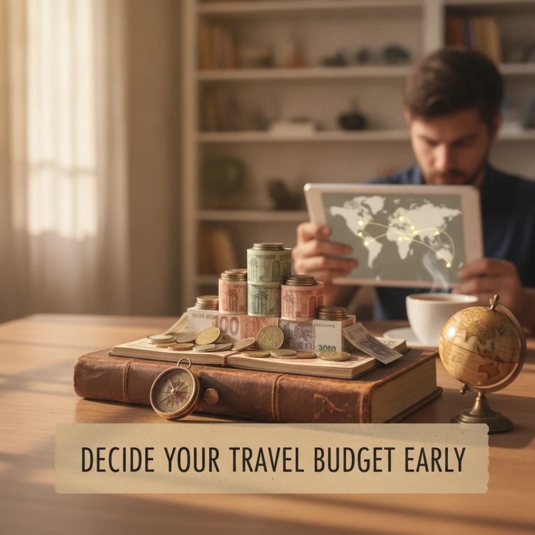 Decide Your Travel Budget Early Best travel planning tips for beginners