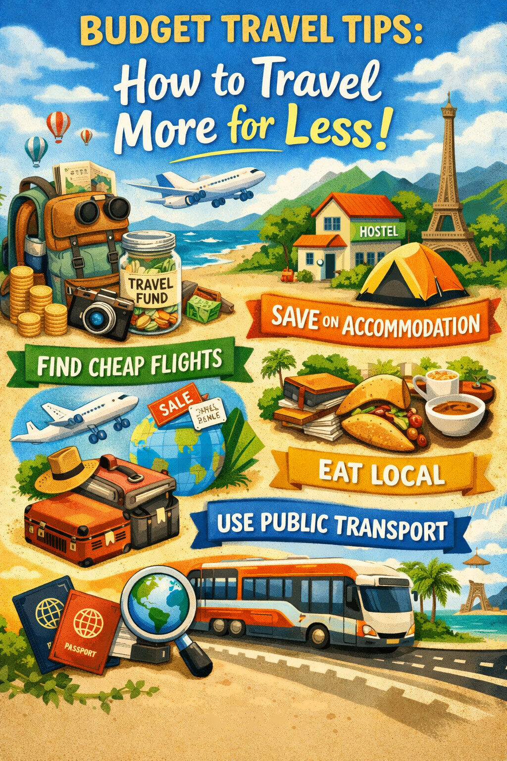 Budget Travel Tips: How to Travel More for Less