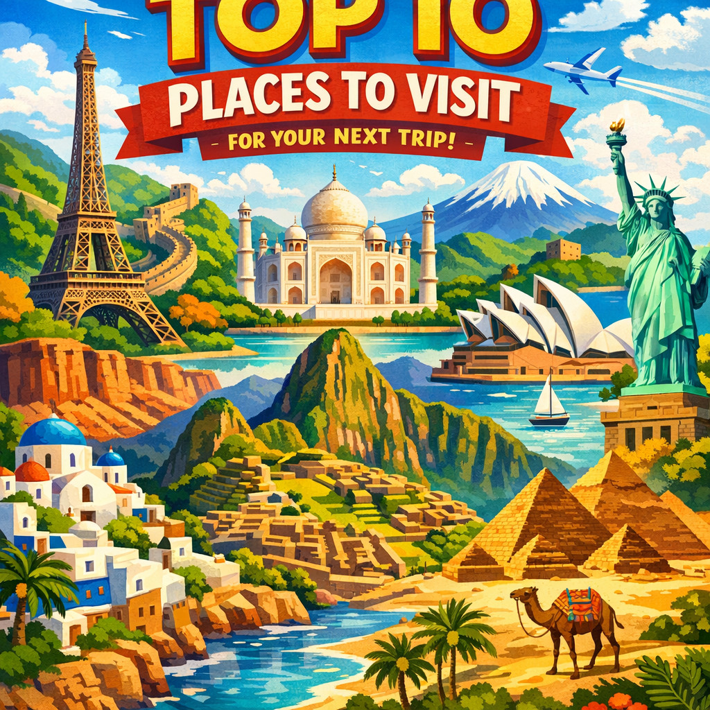 Top 10 Places to Visit for Your Next Trip