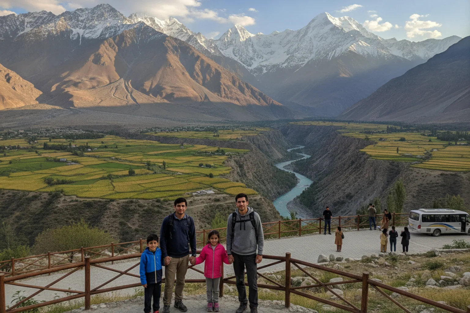 Northern Pakistan tourism destinations with stunning mountain views