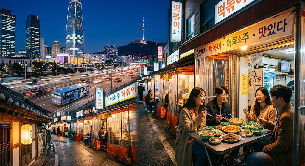 Best countries to visit in 2027 include South Korea, known for Seoul’s modern skyline, historic palaces, vibrant street markets, and traditional Korean dishes.