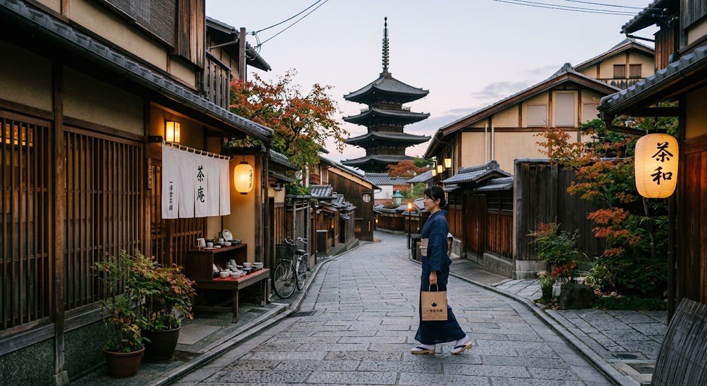 Visitors walking through the red gates of Kyoto, a favorite among the best places to visit in Japan