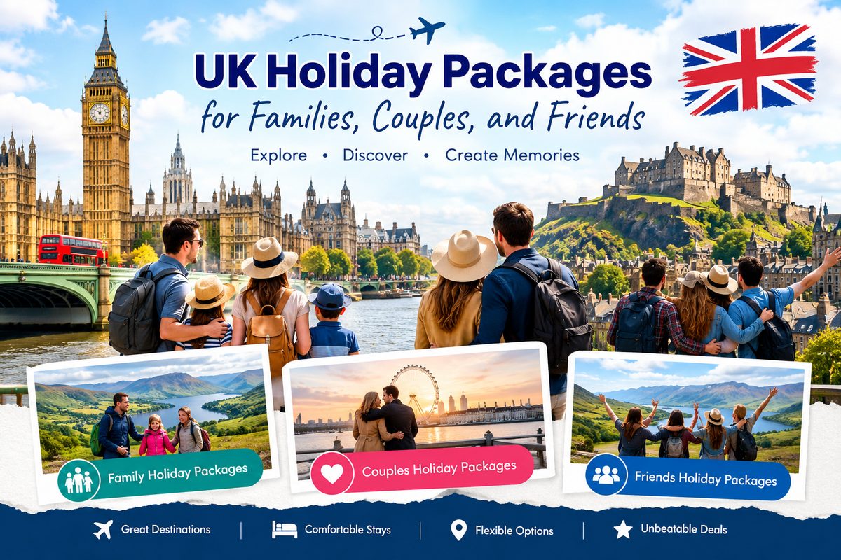 UK Holiday Packages for Families, Couples, and Friends